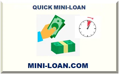 QUICK IMMEDIATE SMALL LOAN