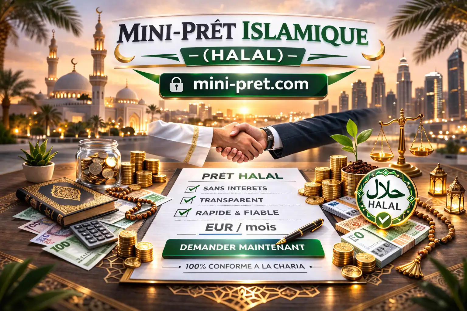 MINI PRÊT ISLAMIQUE (HALAL)