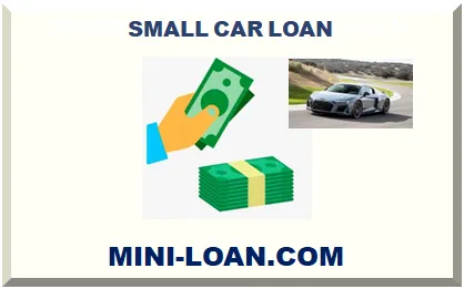 SMALL CAR LOAN