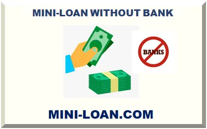 SMALL LOAN WITHOUT BANK